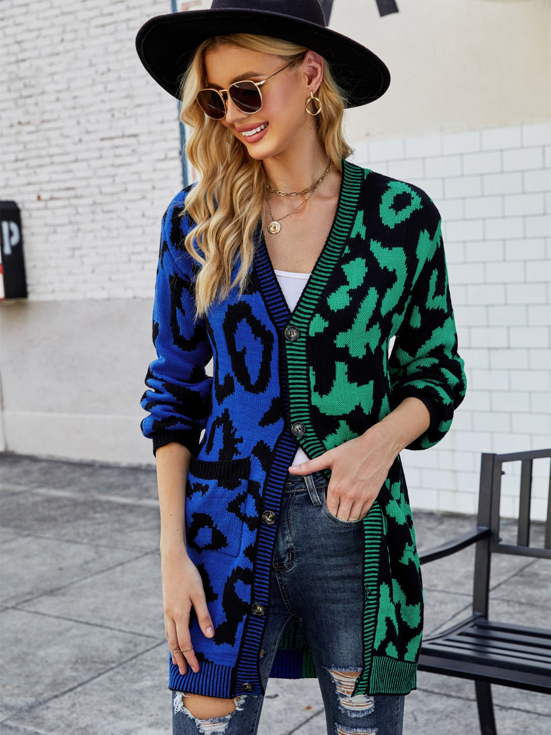 Leopard Button Down Cardigan
