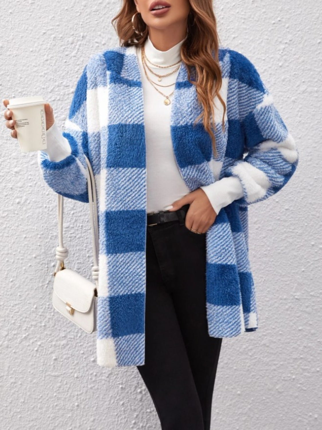 Plaid Hooded Coat